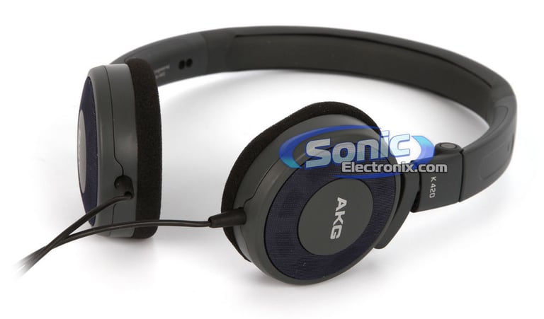 AKG K420BLU (Denim) Compact Mini Headphones Image 4