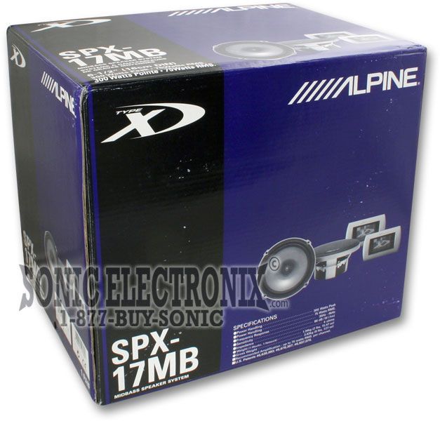 Alpine SPX-17MB Image 8