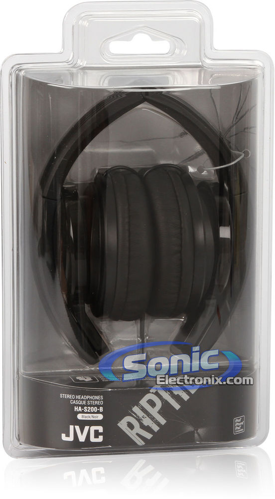JVC HAS200B (HA-S200) America Riptidz On-Ear Headphones Image 6