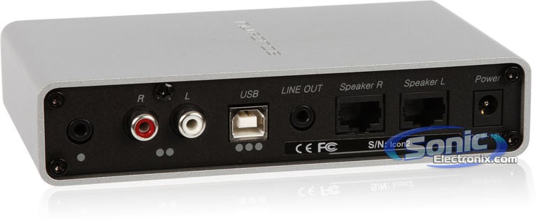 NuForce Silver Icon-2 (ICON2-SILVER) Headphone Amplifier and DAC Image 2