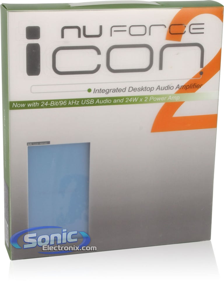 NuForce Icon-2 Blue (ICON2-BLUE) Desktop Headphone Amplifier and DAC Image 8