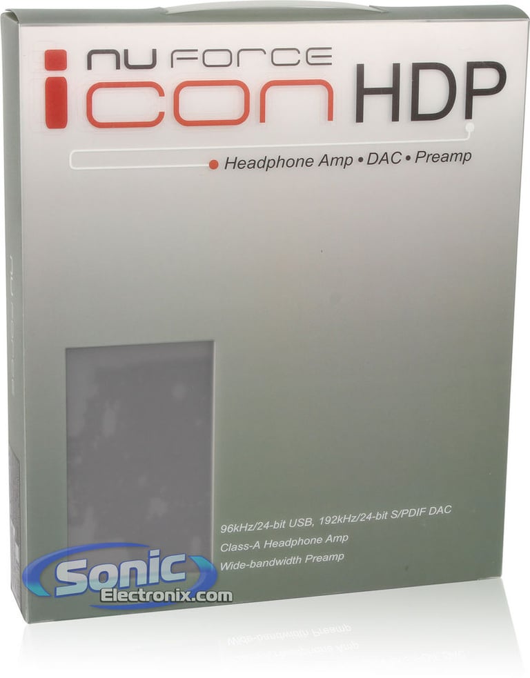 NuForce Icon HDP Premium Desktop Headphone Amplifier & DAC (Black) Image 7