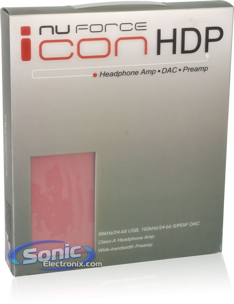 NuForce Icon HDP Audiophile Grade Headphone Amplifier & DAC (Red) Image 7