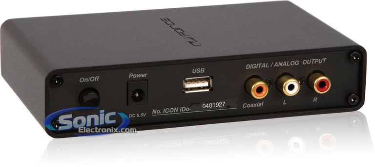 NuForce Icon iDo Black iPad/iPhone/iPod Headphone Amplifier and DAC Image 2