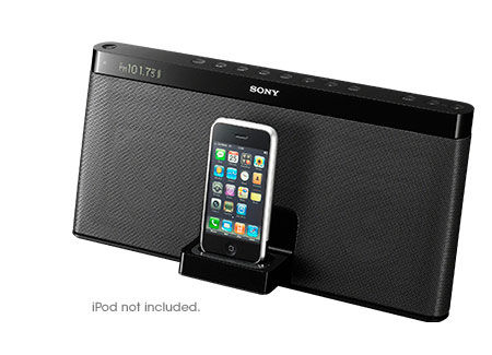 Sony RDP-XF100IP (RDPXF100iP) Portable iPod/iPhone Speaker Docking Station Image 3