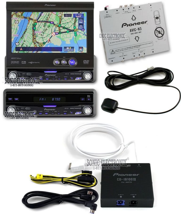 iPod Combo: Pioneer AVIC-N3 + Pioneer CD-IB100ii Image 1