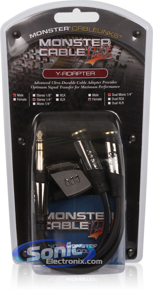 Monster Cable Y-Adapter (MCL MST2MF) Image 2