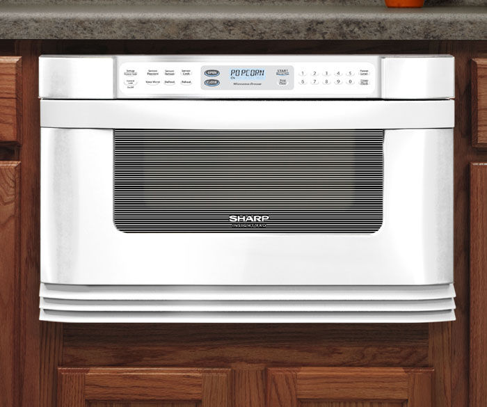 SHARP KB-6014LW 24 Inch Automatic Microwave Drawer Image 1