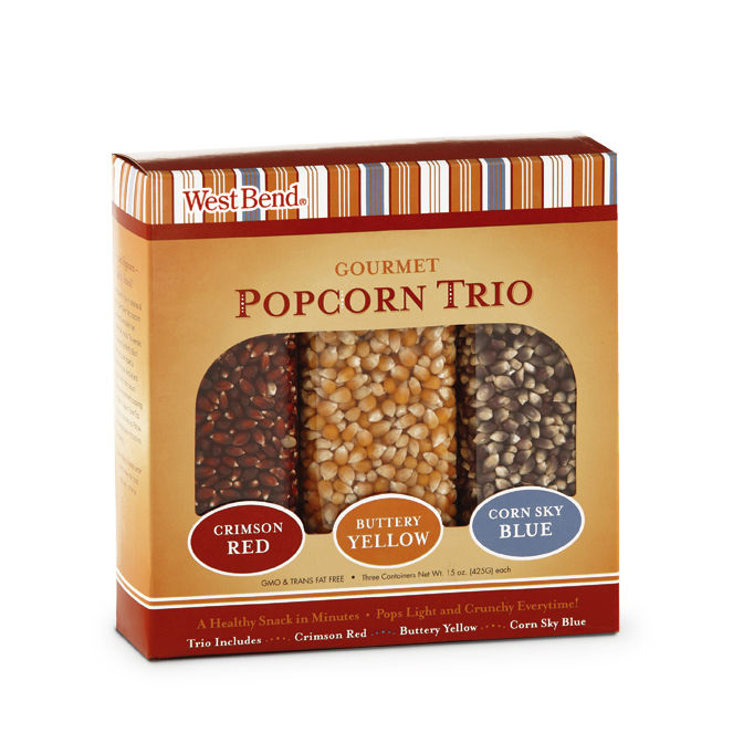 West Bend PC10505 Gourmet Popcorn Trio Image 1