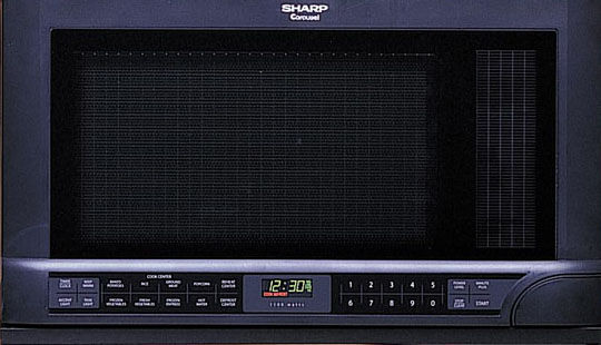 SHARP R-1210 1.5 Cubic Foot Over-the-Counter Microwave Image 1