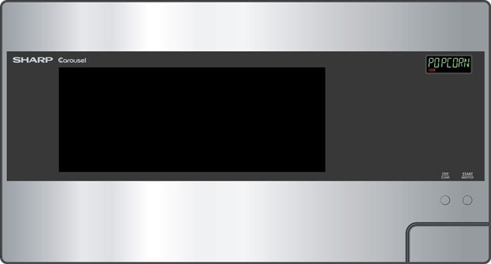 SHARP R-426LS 1.4 Cubic Foot Countertop Microwave Oven Image 1