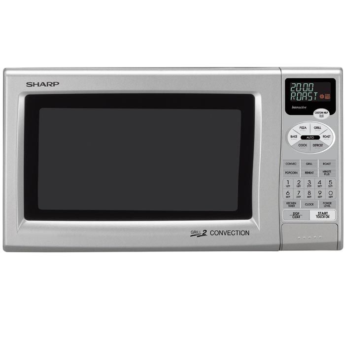 SHARP R-820JS 0.9 Cubic Foot Convection Microwave Image 1
