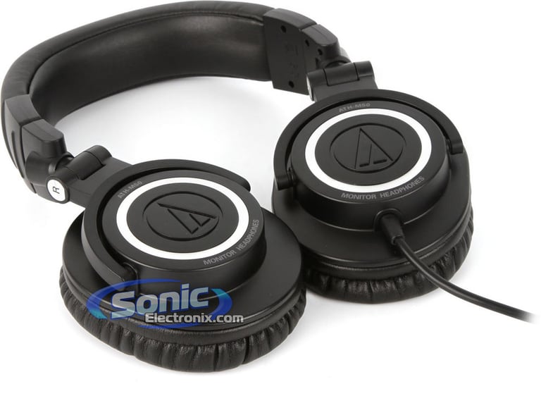Audio Technica ATH-M50 with FiiO E6 Porable Headphone Amplifier Image 6