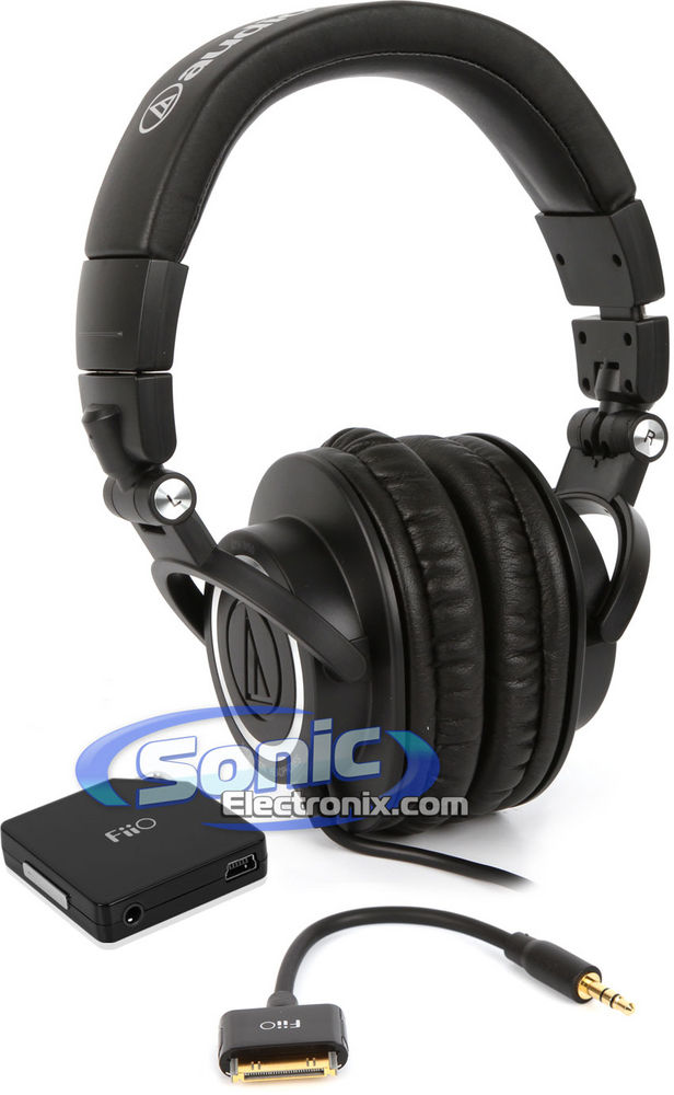 Audio Technica ATH-M50 with E6 Porable Amp and L3 iPod Interconnect Image 1