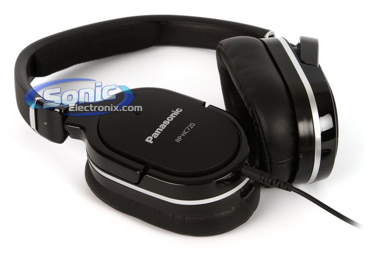 Panasonic RP-HC720-K (RPHC720K) Active Noise-Cancelling Over-Ear Headphones - Black Image 2