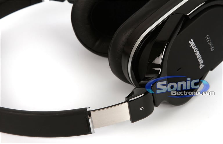 Panasonic RP-HC720-K (RPHC720K) Active Noise-Cancelling Over-Ear Headphones - Black Image 5