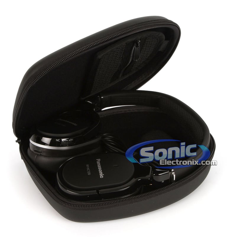 Panasonic RP-HC720-K (RPHC720K) Active Noise-Cancelling Over-Ear Headphones - Black Image 7