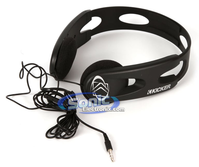 Kicker HP201B (Black) Active-Style Stereo Headphones Image 2
