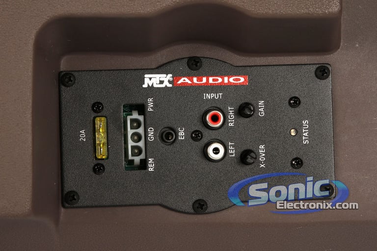 MTX Audio Thunderform TTP10AT-TN (Tan, Amplified) Image 4
