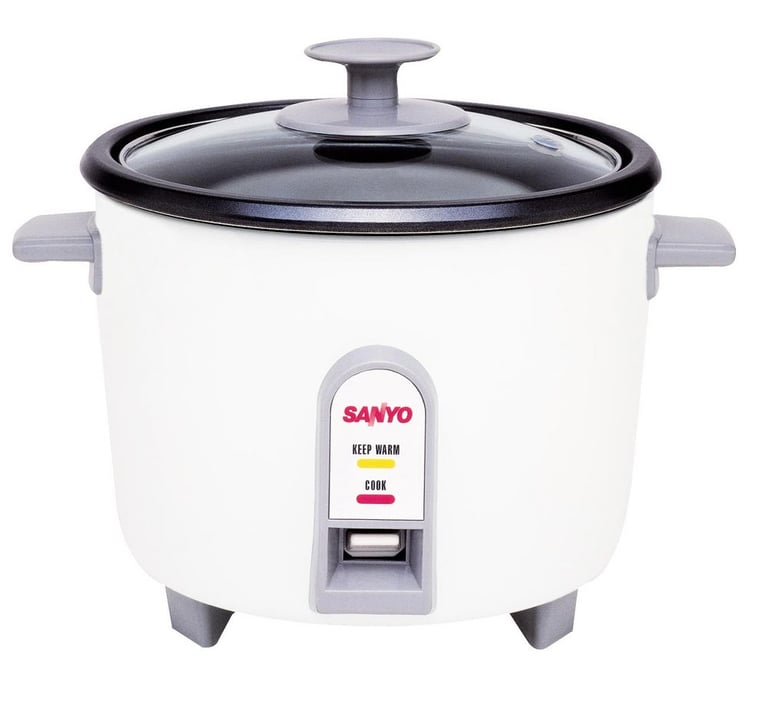 Sanyo APSN505 5 Cup Rice Cooker and Vegetable Steamer Image 1