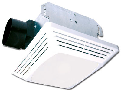 Air King FNAK50 White Bath Fan 50CFM Fan Light Image 1