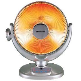 Optimus HEOP4438 Oscillating Heater 14 Inch Dish Image 1