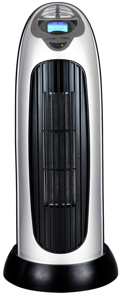 Optimus HEOP7318 Portable 17 Inch Oscillating Tower Heater Image 1