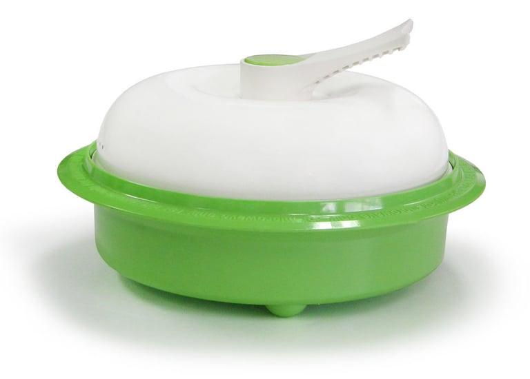 MicroHearth HWMH11LC4 Lime 4 Piece Everyday Pan for Microwaves Image 1