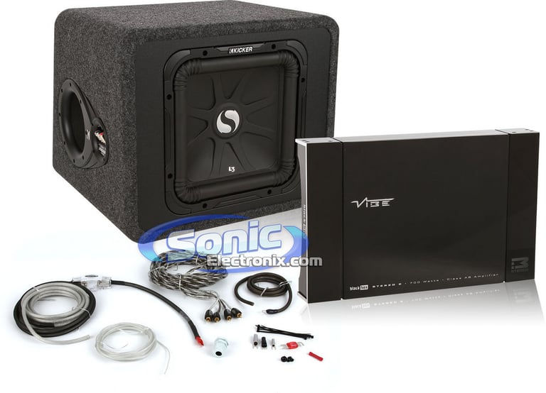 800W Kicker + VIBE Complete Bass Package  Image 1