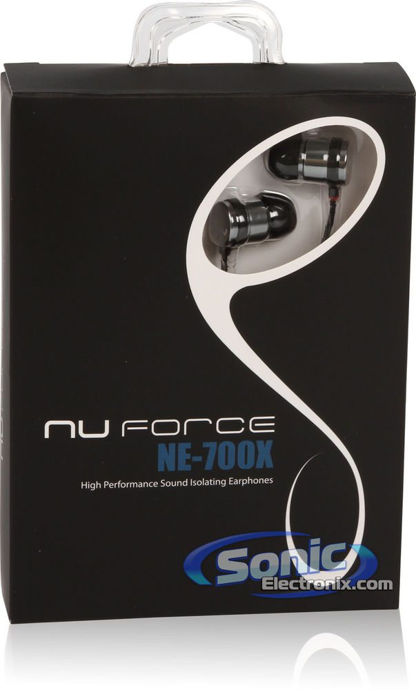 NuForce Aluminum Casing In-Ear Headphones Aqua Silver (NF-NE-700x) Image 7