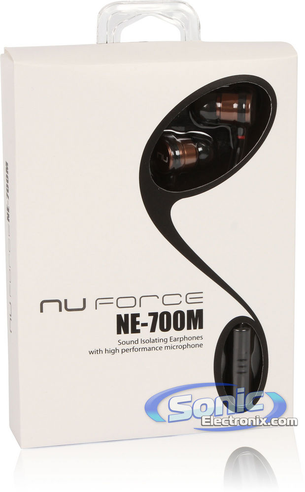 NuForce Aluminum Casing In-Ear Headphones Smoky Bronze (NF-NE-700M) Image 8