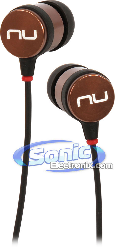 NuForce Aluminum Casing In-Ear Headphones Smoky Bronze (NF-NE-700M) Image 1
