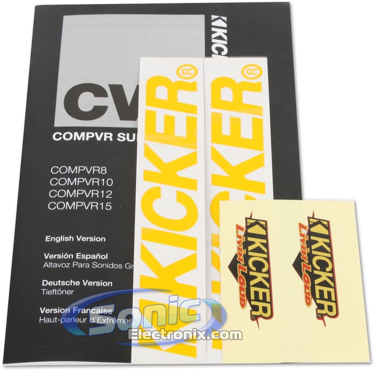 Kicker 10CVR102 Subwoofer Pair Combo Image 5