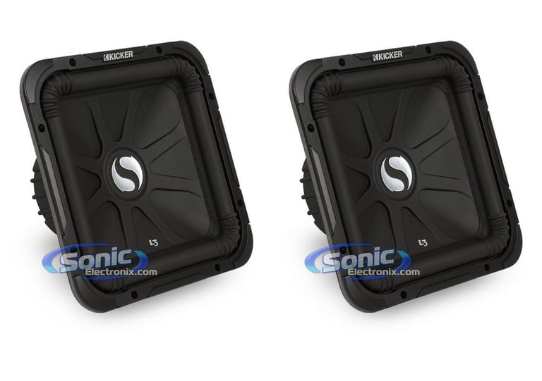 Kicker 11S12L34 Subwoofer Pair Combo Image 1