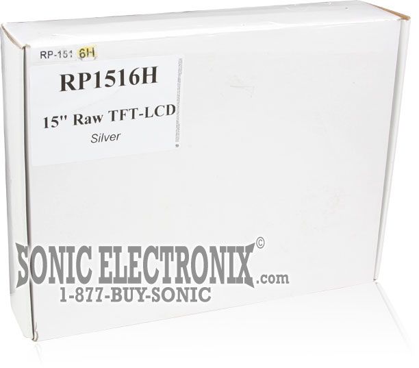 RP1516H (SILVER TRIM) -- Concept 15" Raw TFT-LCD Screen Monitor for Custom Installs Image 5