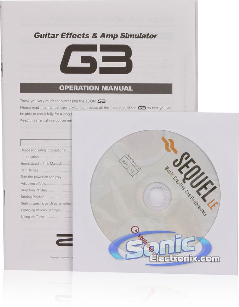 Zoom G3 w Free Guitar Tuner Image 6