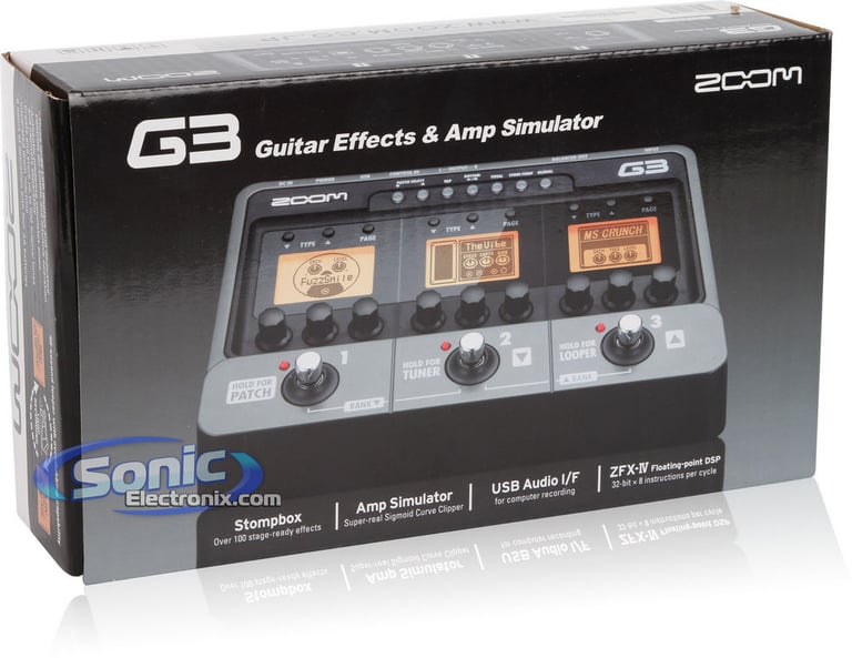 Zoom G3 w Free Guitar Tuner Image 7