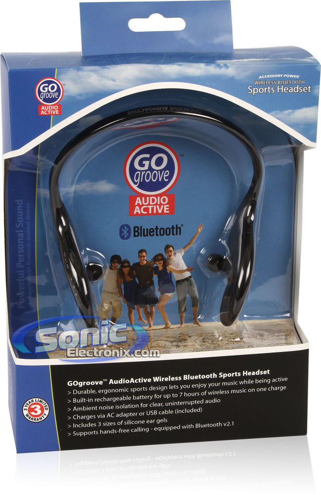 GOgroove GG-Audio-Active Wireless Sport Style In-Ear Headphones Image 9
