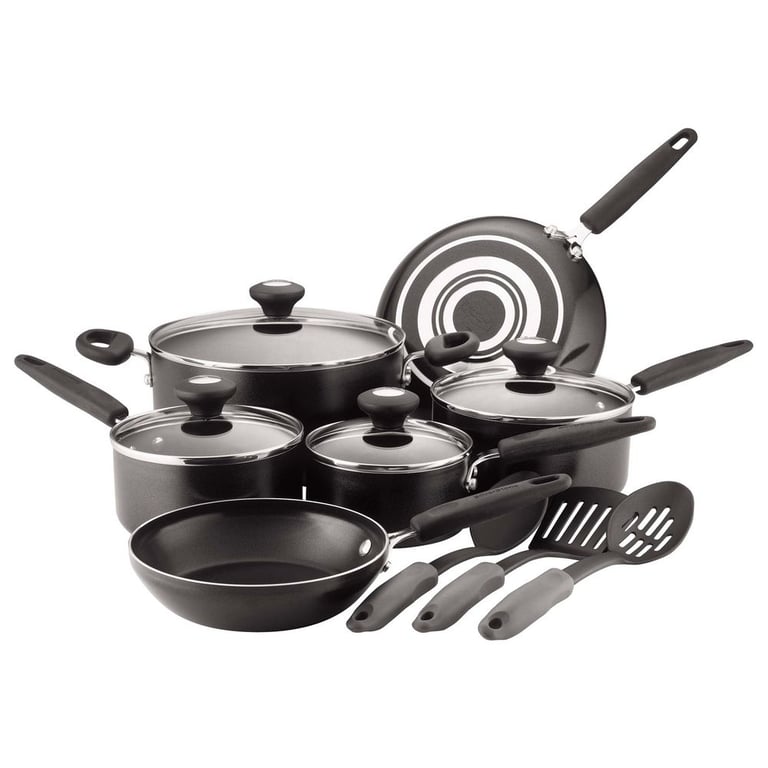 Farberware Electrics 20681 Metallic Black 13 Piece Silverstone Pot Set Image 1
