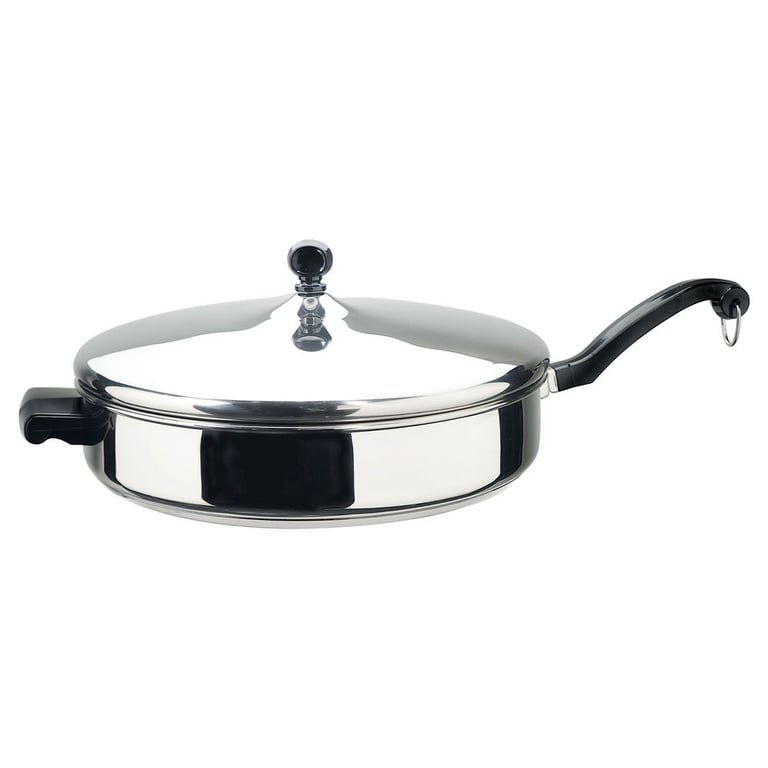Farberware Electrics 50012 Stainless Steel Classic 12 Inch Covered Frying Pan Image 1