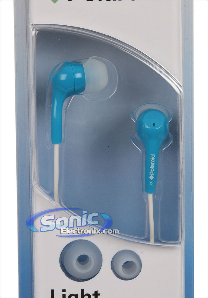 Polaroid (PEP14BLU) Blue In-Ear Headphones Image 2