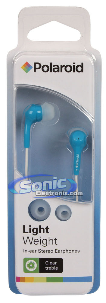 Polaroid (PEP14BLU) Blue In-Ear Headphones Image 3