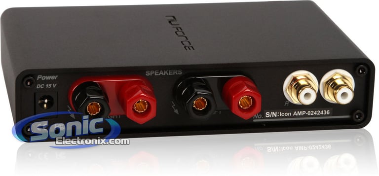 NuForce Icon Amp Black (NF-ICON-AMP-BLACK) Stereo Amplifier Image 2