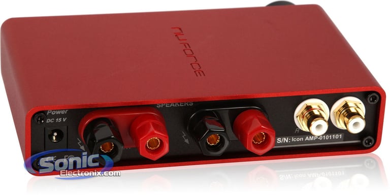 NuForce Icon Amp Red (NF-ICON-AMP-RED) Stereo Amplifier Image 2