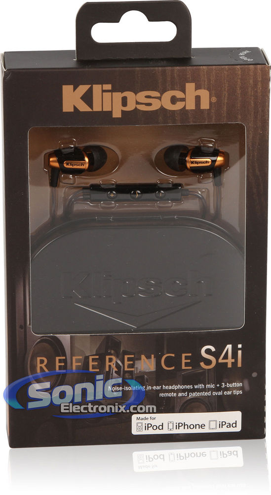 Klipsch Reference S4i Premium In-Ear Headphones with iPhone/iPod Remote & Mic Image 8