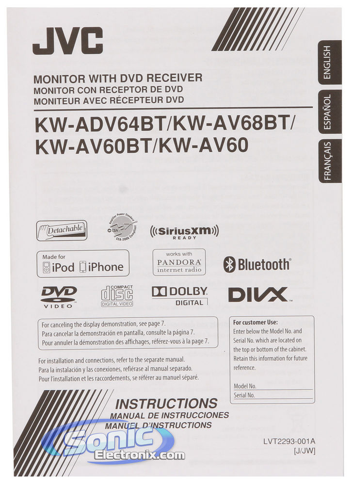 JVC KW-AV60 Image 6