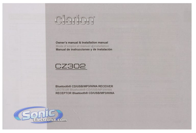 Clarion CZ302 Open Box Image 7