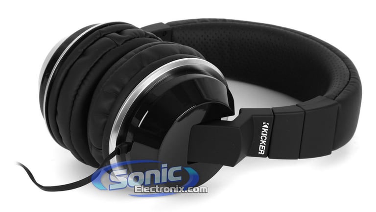 Kicker HP401B CUSH Full-Size Headphones Black Image 4