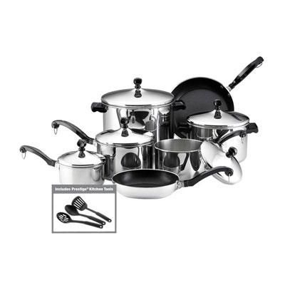 Farberware Electrics 21421 Black 12 Piece Superior Nonstick Cookware Set Image 1
