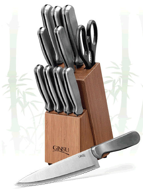 Ginsu 4815 Stainless Steel Knife Set Image 1